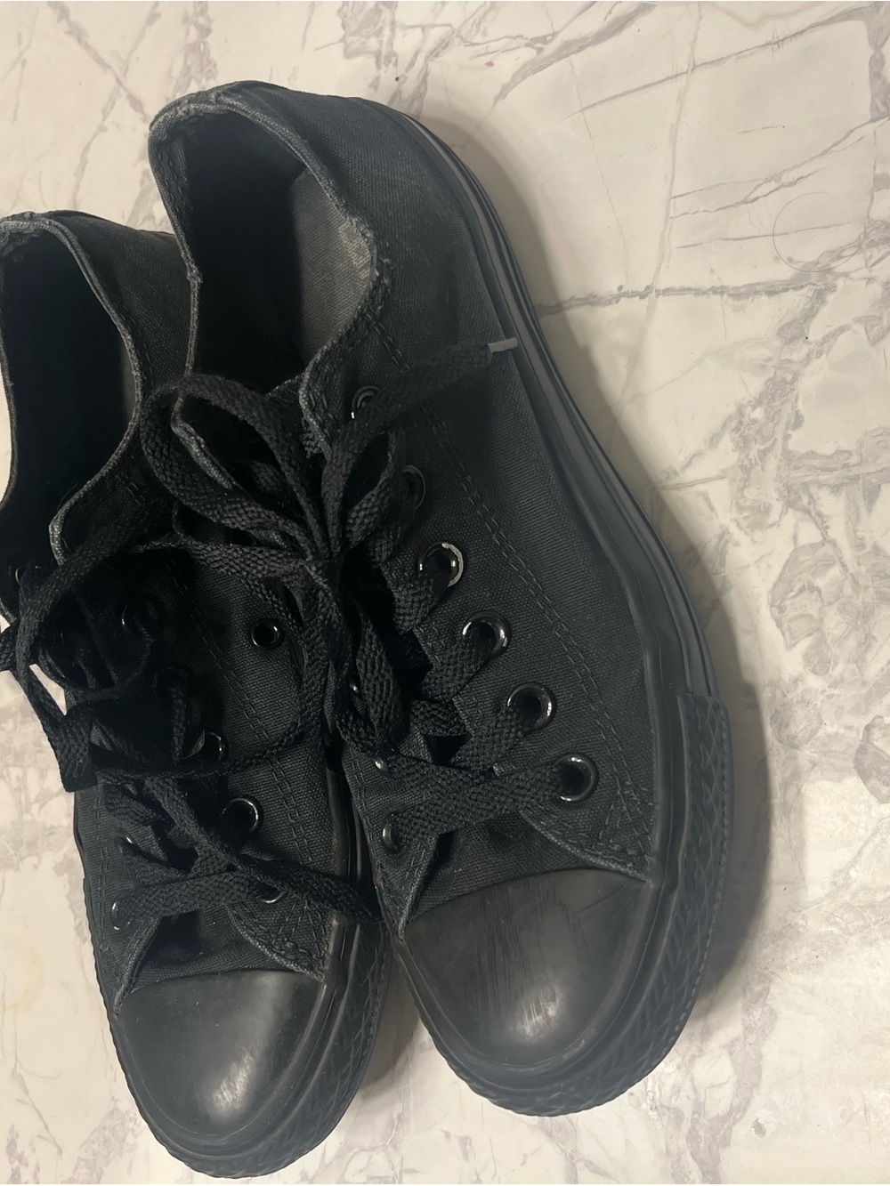 Converse Black Low-Top Canvas Sneakers